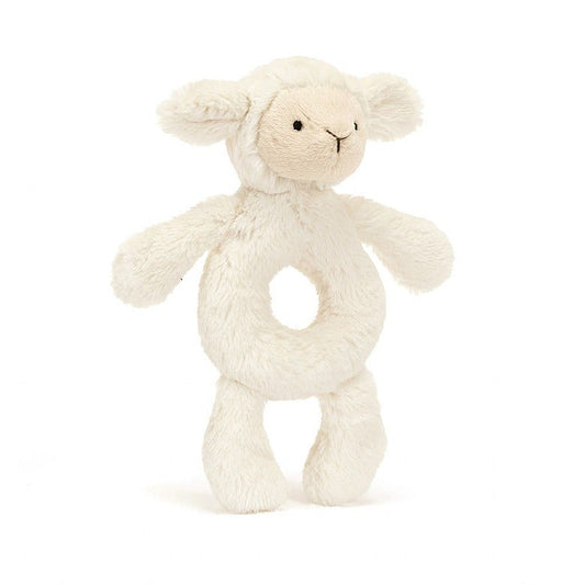 Bashful Lamb Ring Rattle by Jellycat