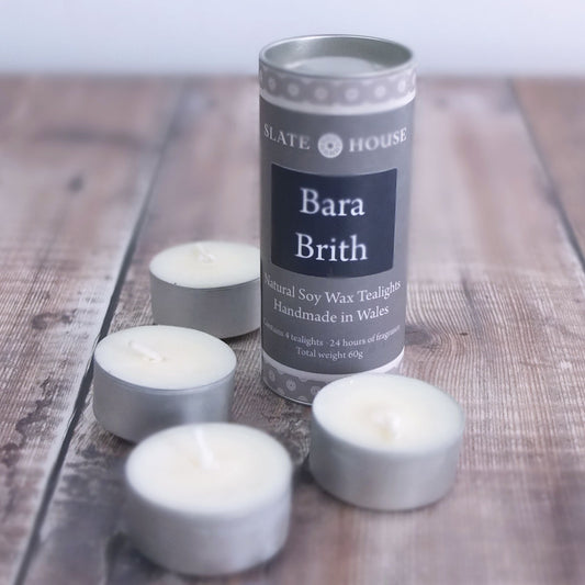 Bara Brith Tealights by Slate House