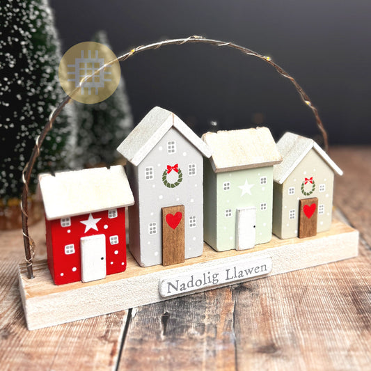 Wooden House LED Decoration