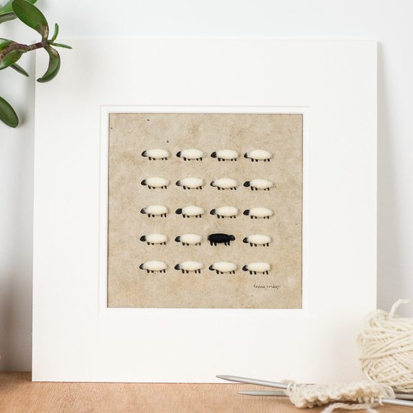 Black Sheep Of The Family Art Print