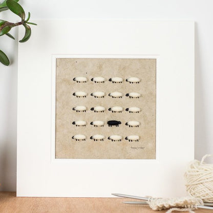Black Sheep Of The Family Art Print
