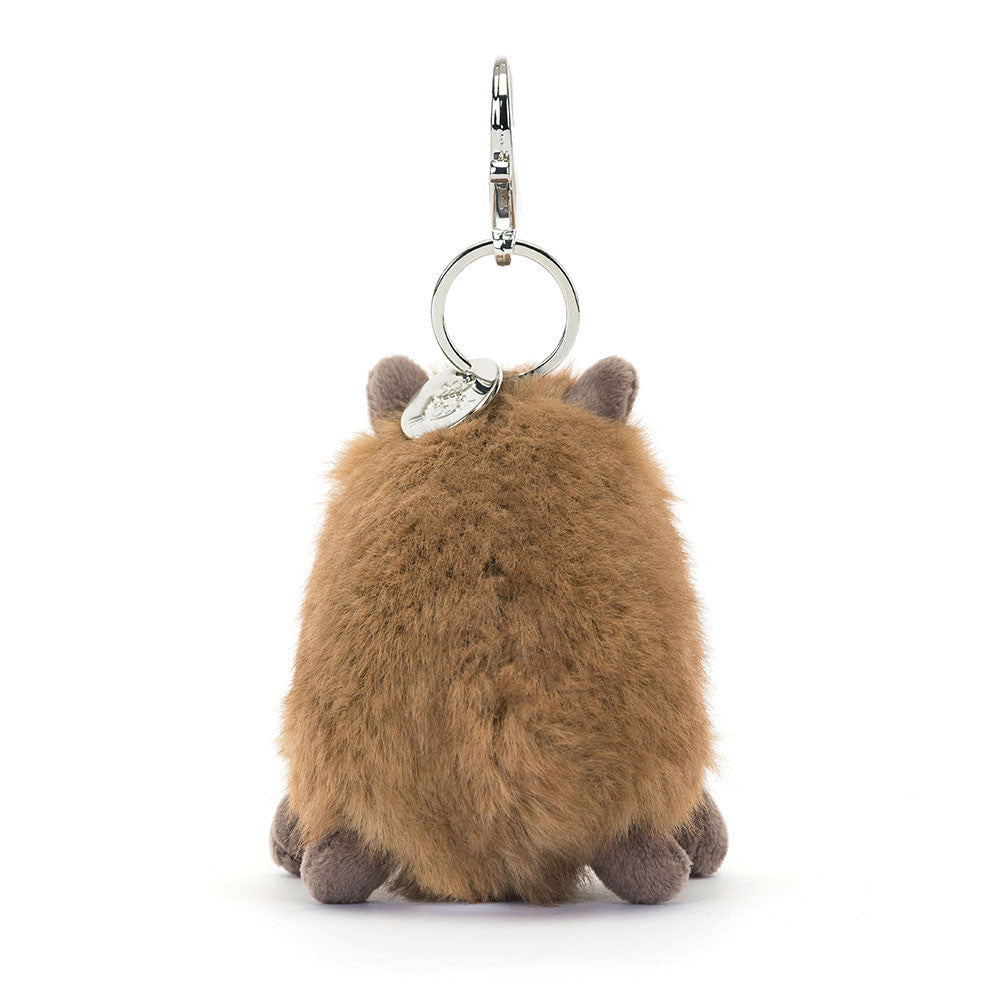 Clyde Capybara Bag Charm By Jellycat