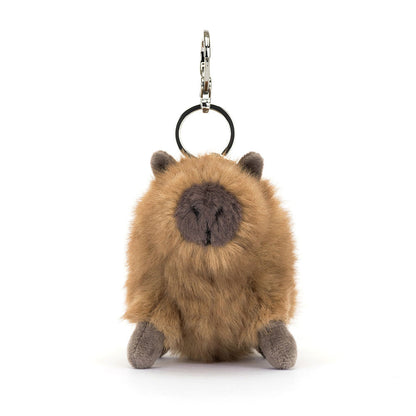 Clyde Capybara Bag Charm By Jellycat