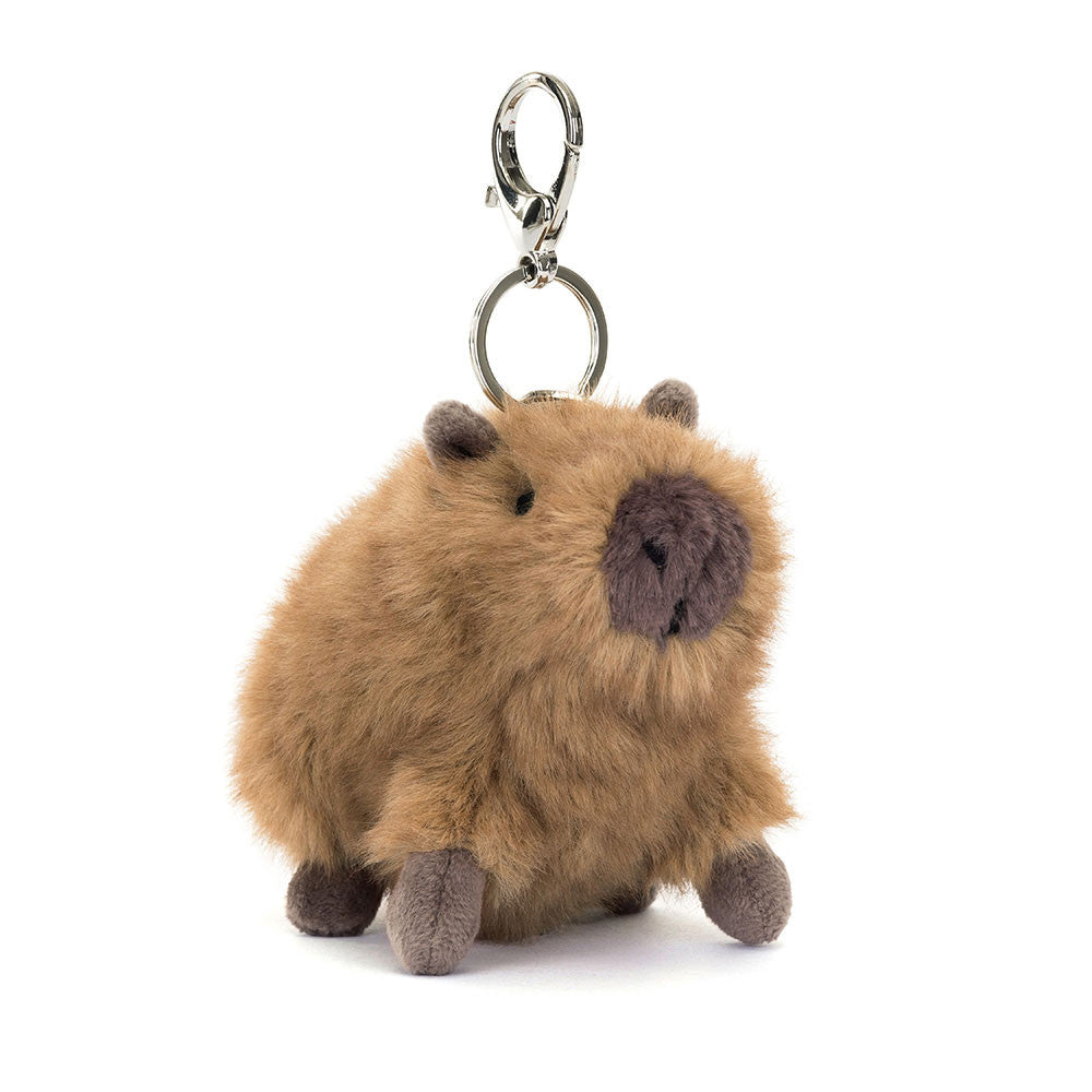 Clyde Capybara Bag Charm By Jellycat