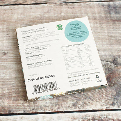 Vegan Double 'Milk' Chocolate Bar