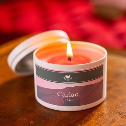 Candle 'Cariad' Love