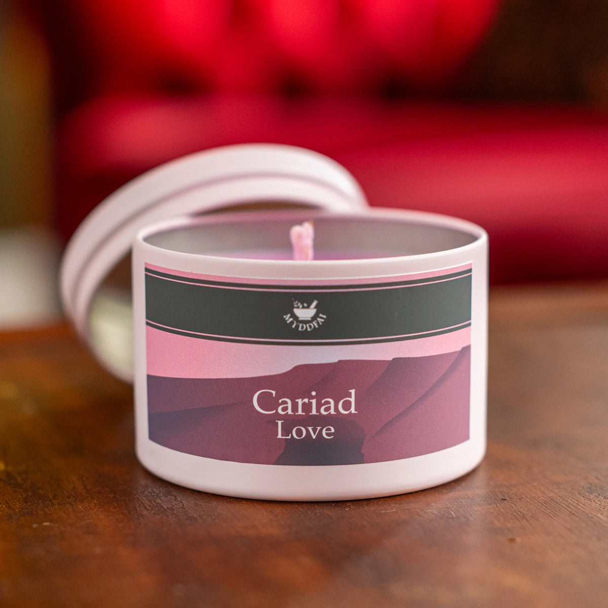Candle 'Cariad' Love