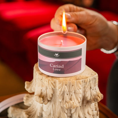 Candle 'Cariad' Love