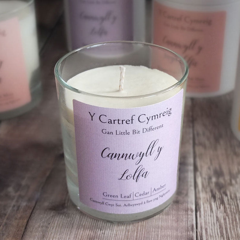 Cannwyll y Lolfa Welsh Candle