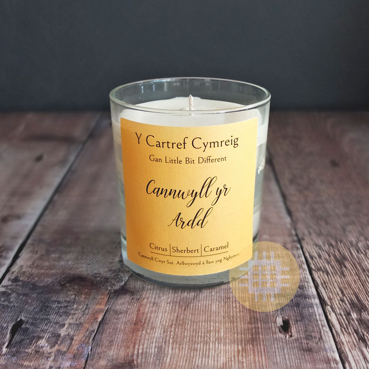 Cannwyll y Ardd Welsh Candle