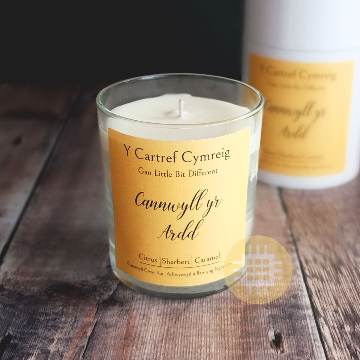 Cannwyll y Ardd Welsh Candle