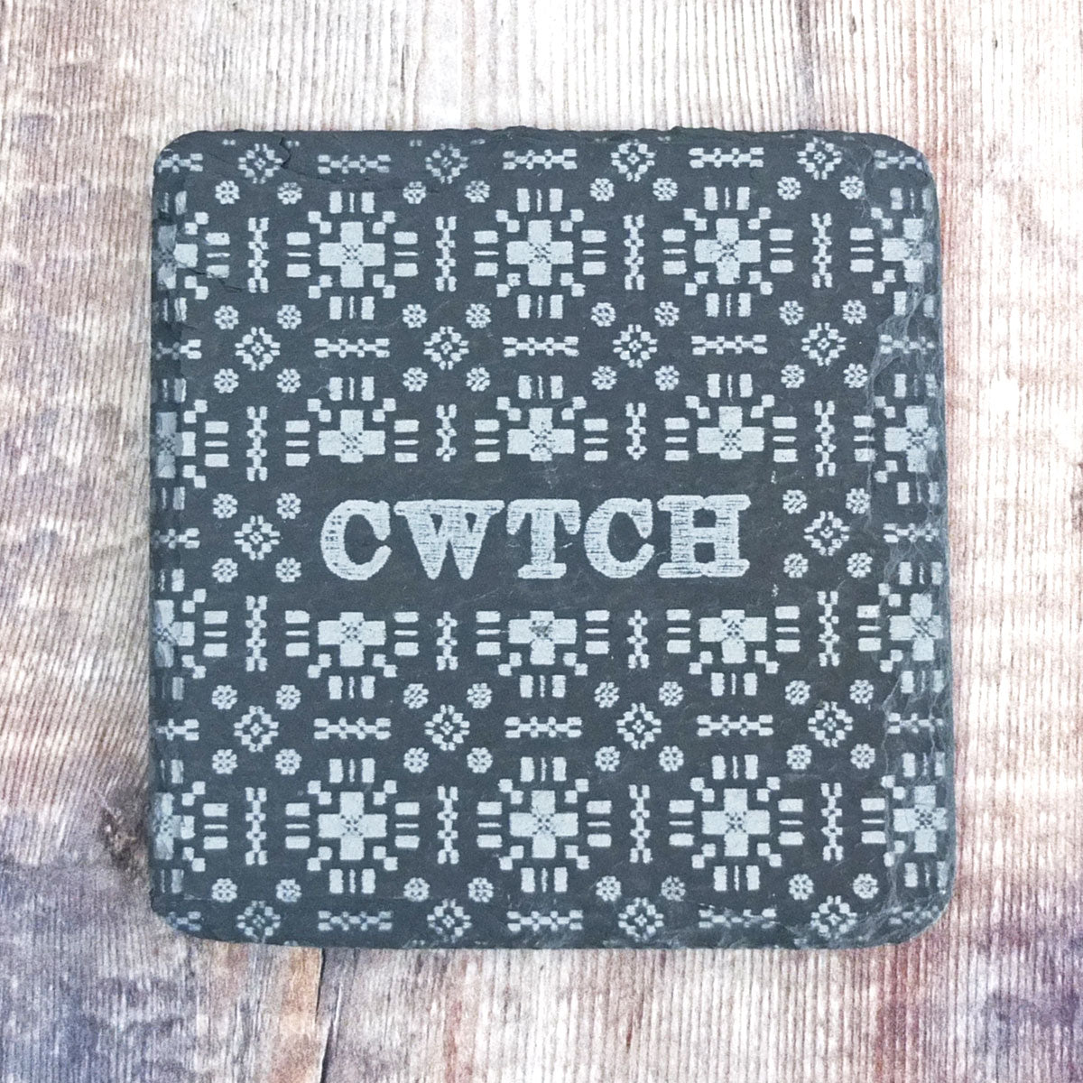 Slate Tapestry Cwtch Coaster By Slate House