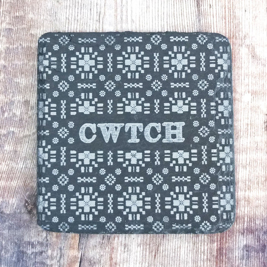 Slate Tapestry Cwtch Coaster By Slate House