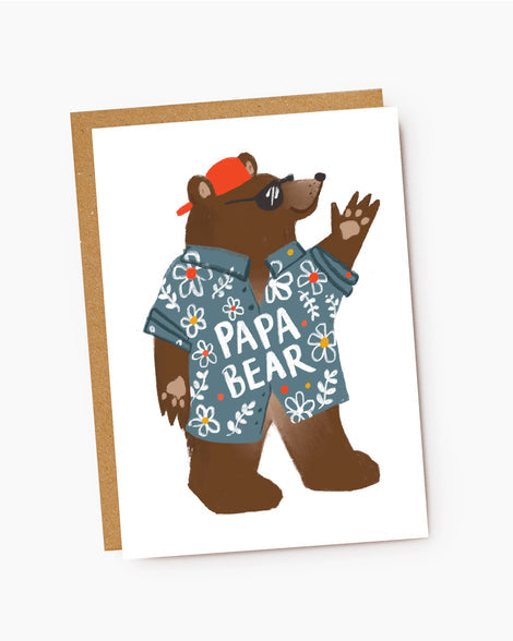 Papa Bear Card