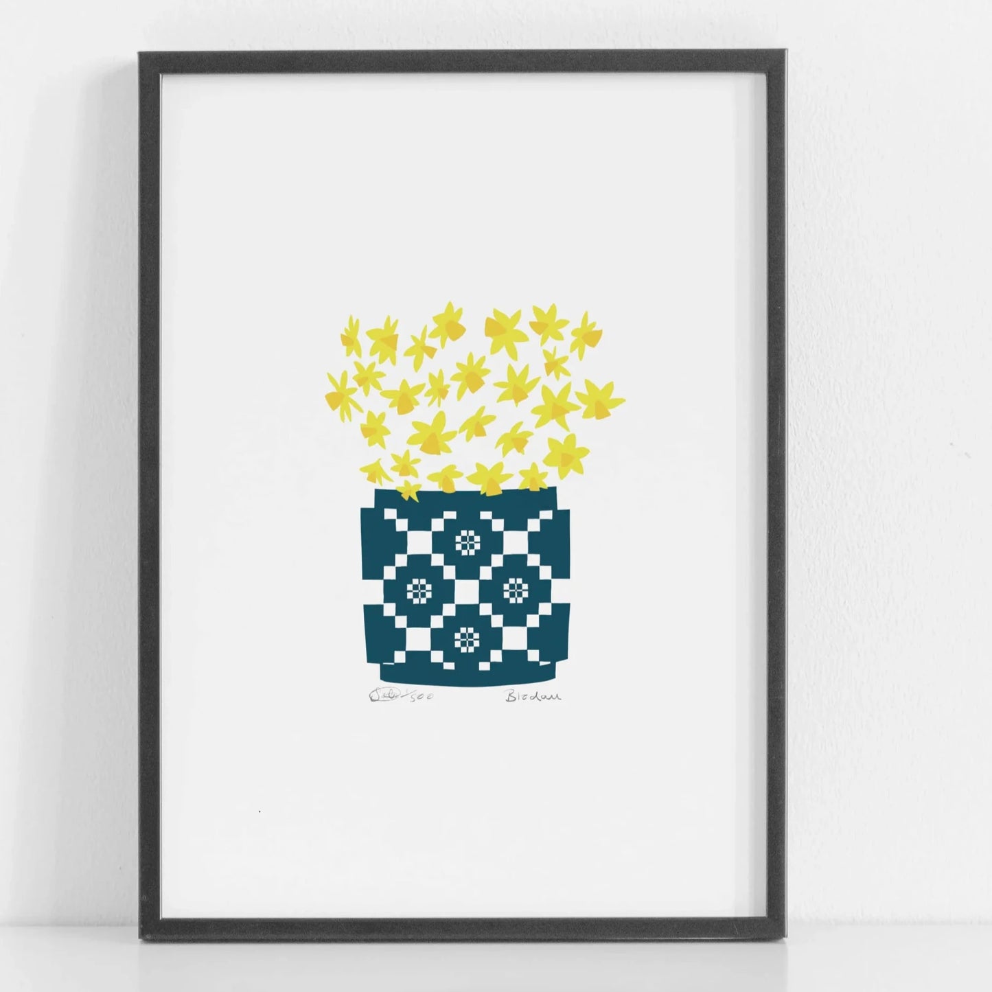 Blodau Welsh Art Print By Pluen - A4