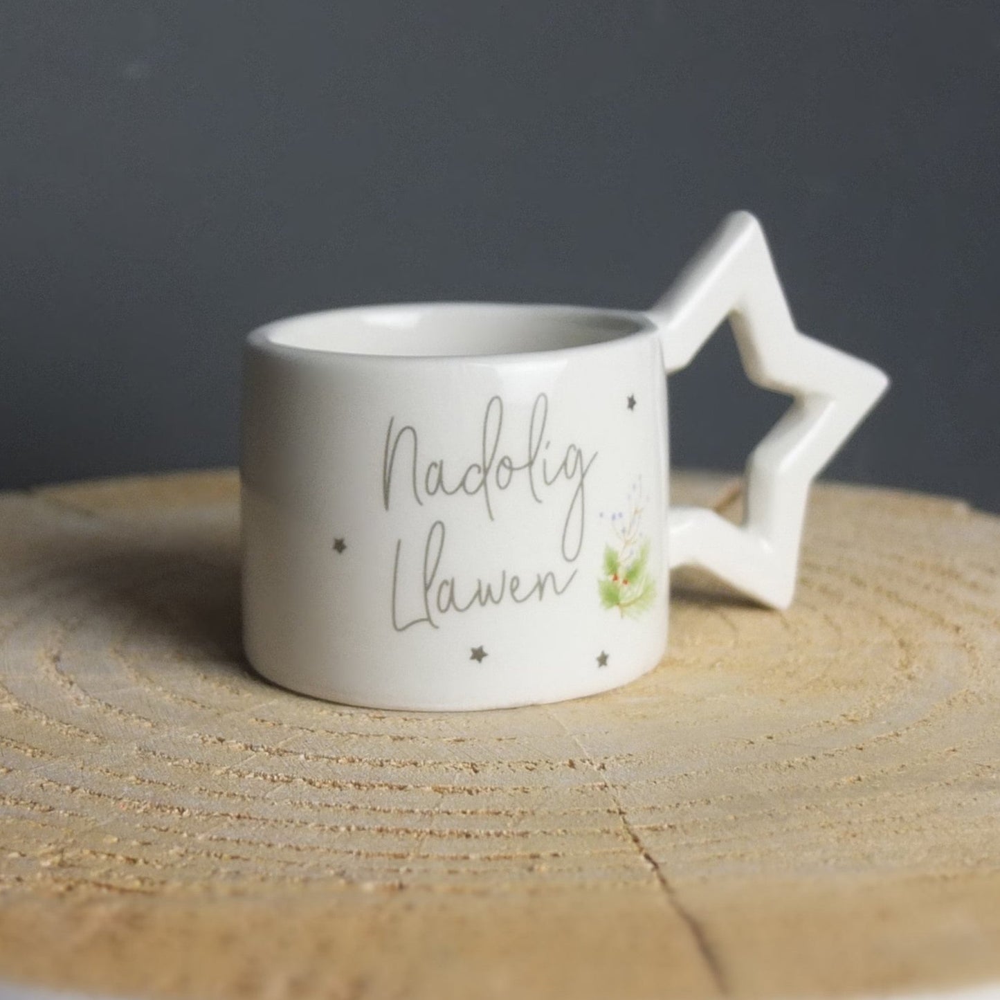 Nadolig Llawen Tea Light Holder