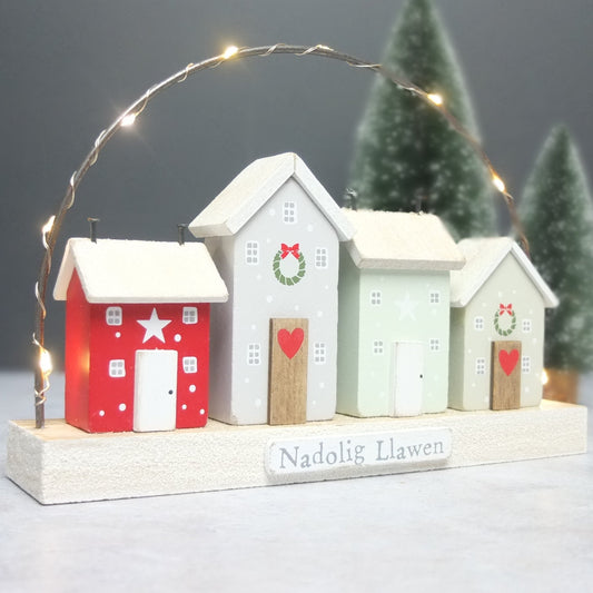 Wooden House LED Decoration