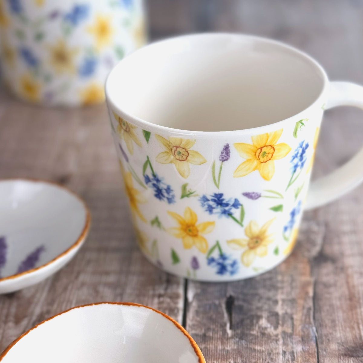 Daffodil and Hyacinth Mug