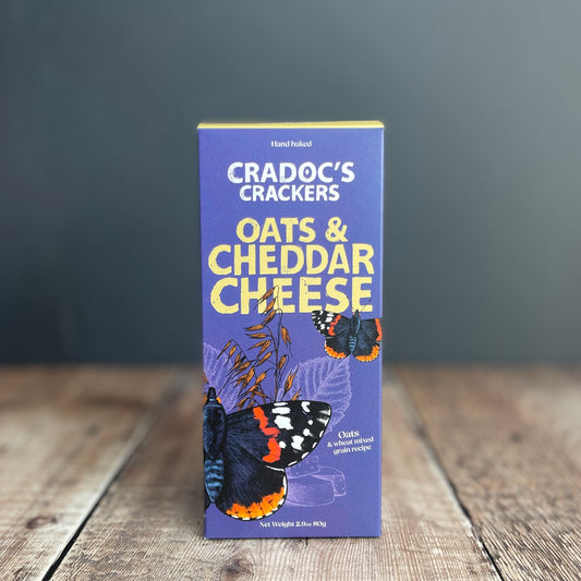 Oats & Cheddar Cheese Crackers