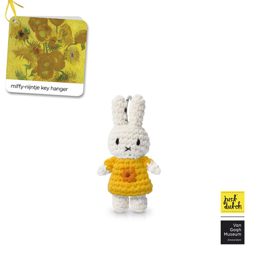 Just Dutch Van Gogh Sunflower Miffy Keyring