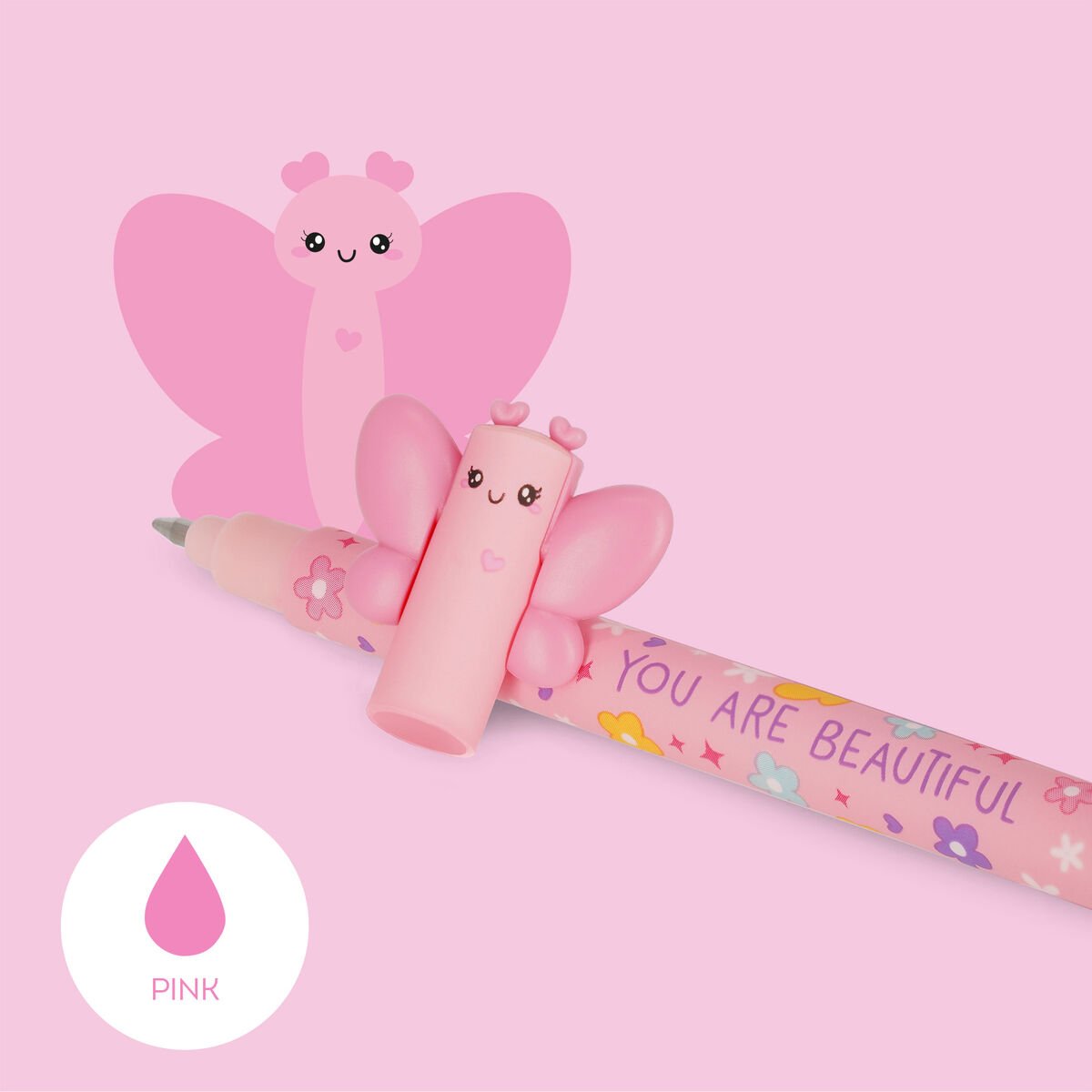 Erasable Butterfly Pen By Legami