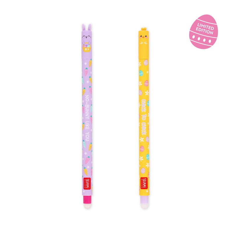 Set Of Two Easter Gel Pens By Legami