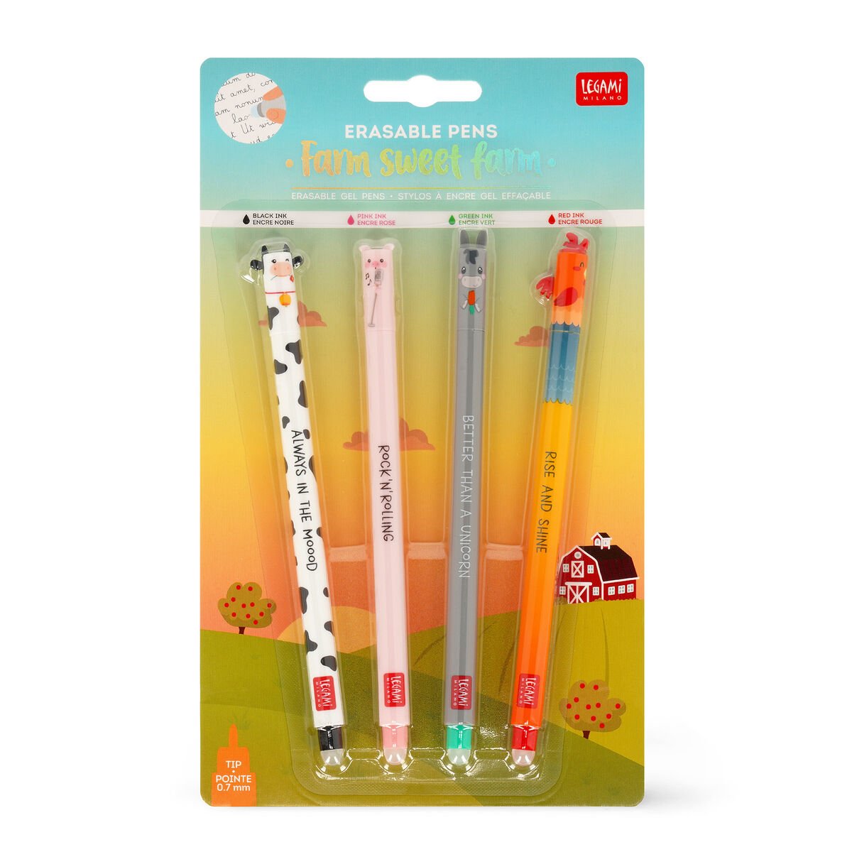 4 Pen Set - Farm Sweet Farm