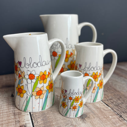 Large Daffodil Blodau Jug