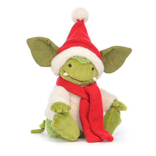 Christmas Grizzo Gremlin by Jellycat