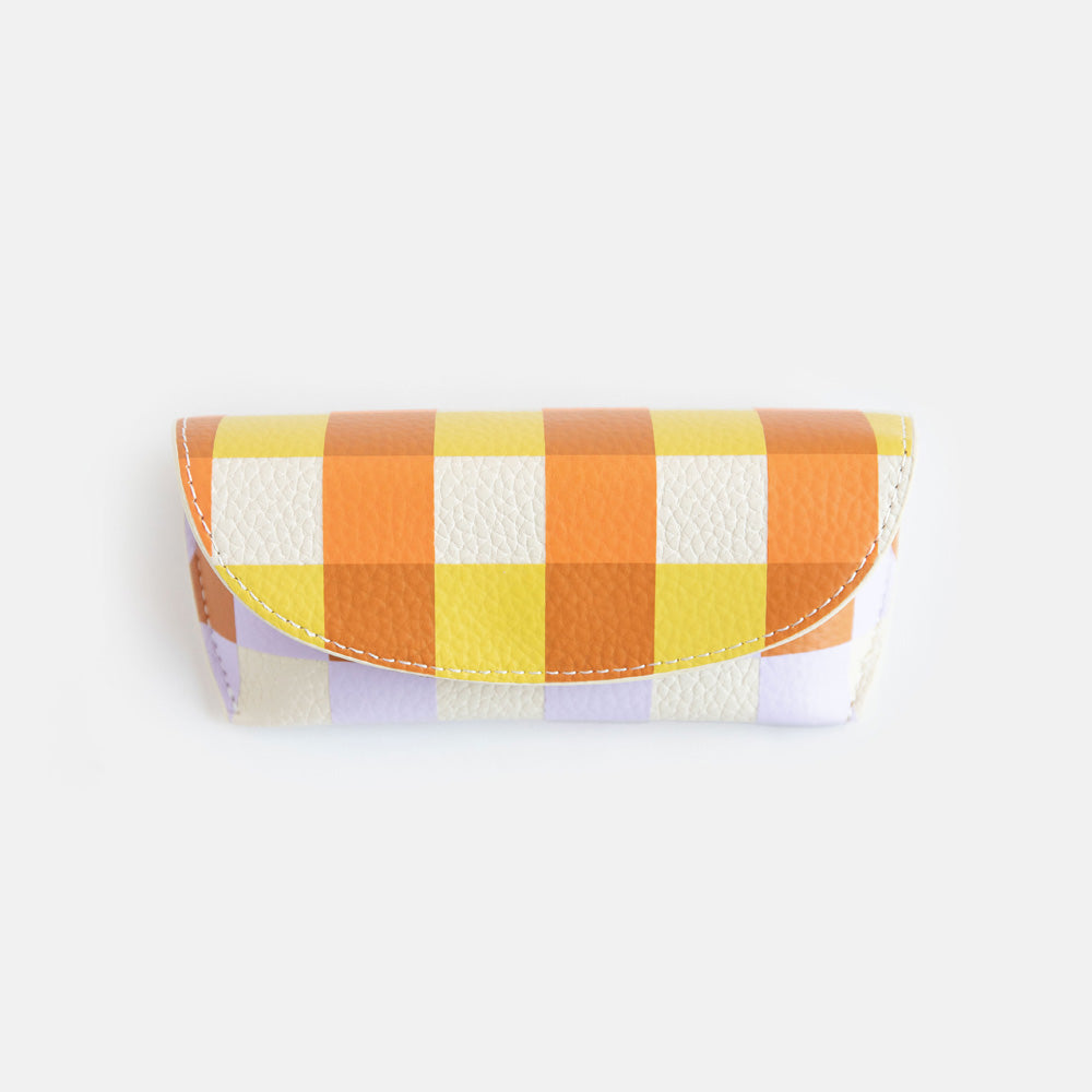 Multi Check Glasses Case
