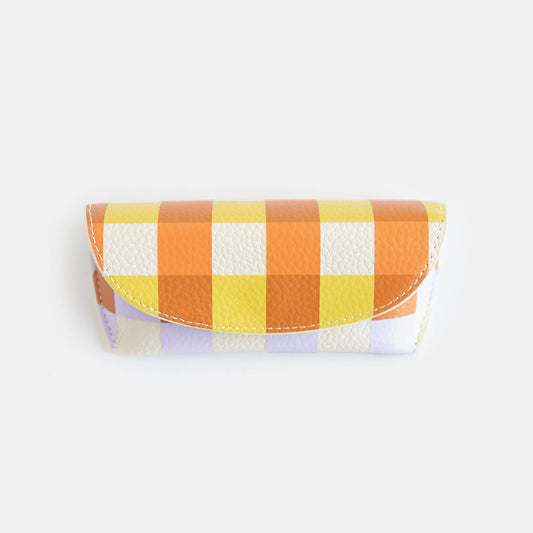 Multi Check Glasses Case