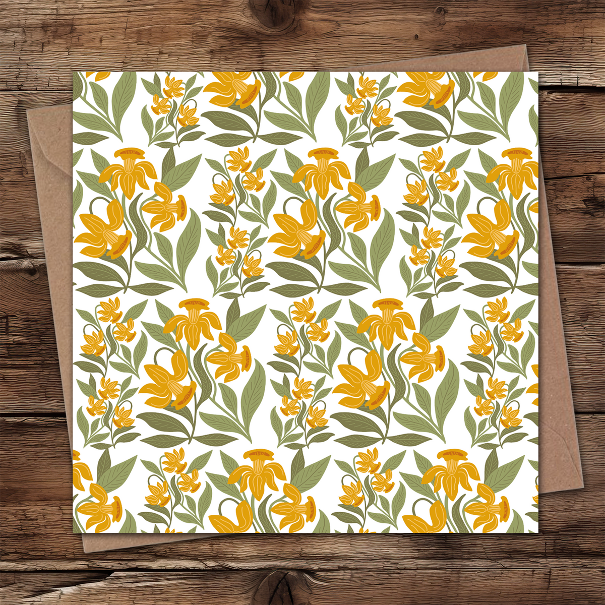 Daffodil In Bloom Card