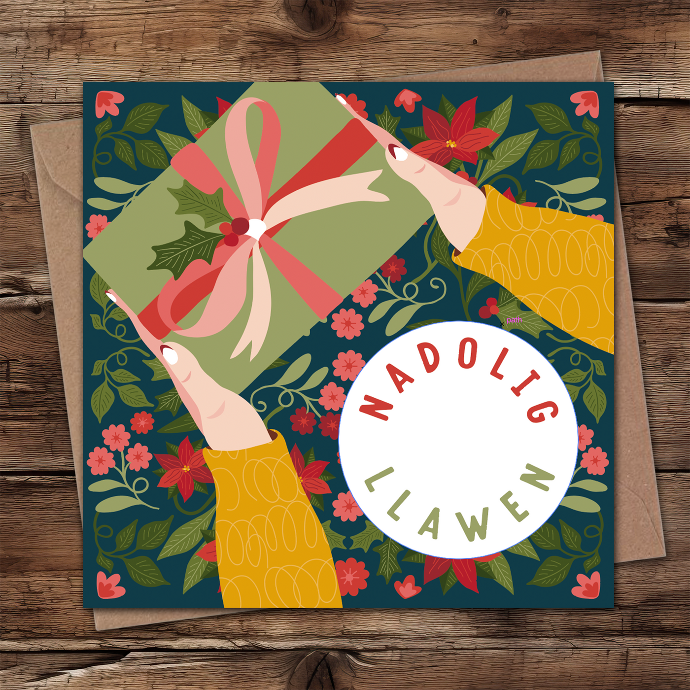 Nadolig Llawen Christmas Gift Card