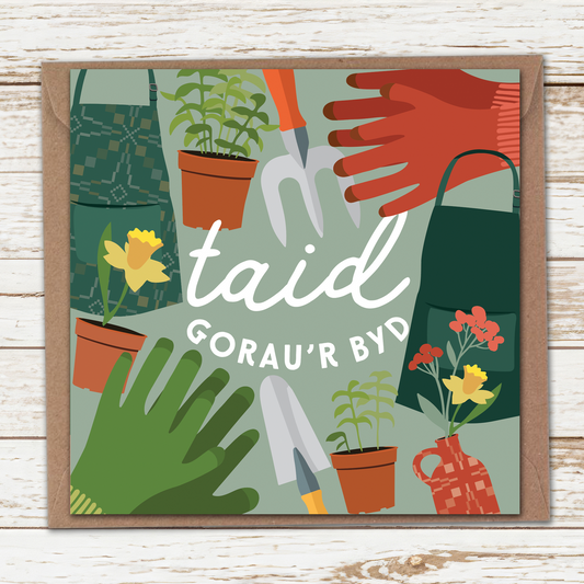 Taid Gorau'r Byd Card