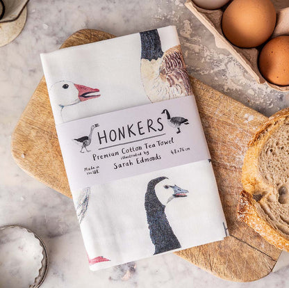 Honkers Design Tea Towel