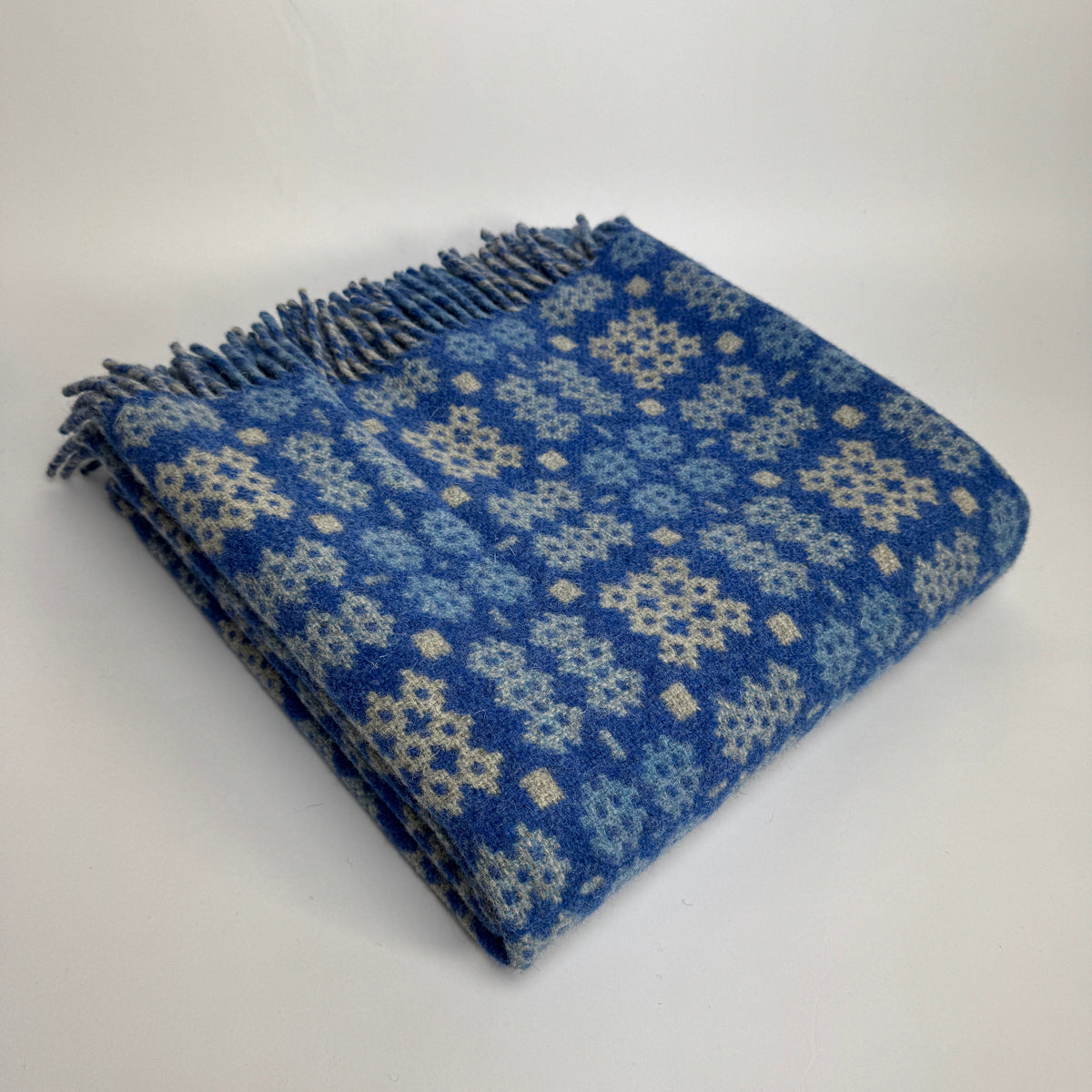 Welsh Blue Tapestry Blanket By Rock Mill