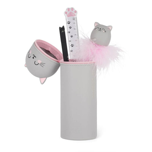 2 in 1 Kitty Pencil Case By Legami