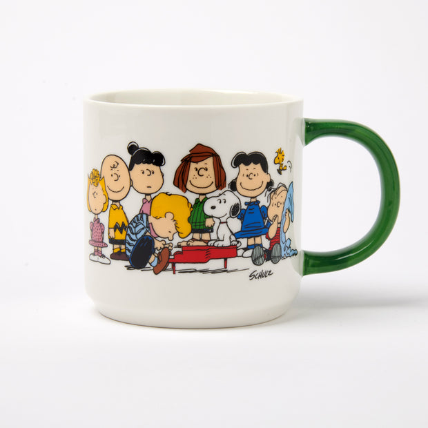 Peanuts Gang & House Mug
