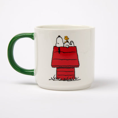 Peanuts Gang & House Mug