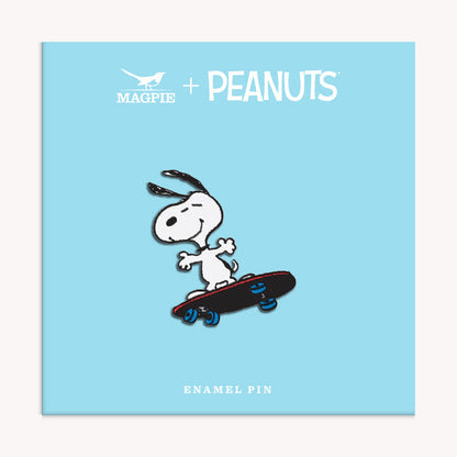 Peanuts Snoopy Skateboard Pin