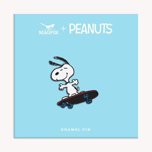 Peanuts Snoopy Skateboard Pin