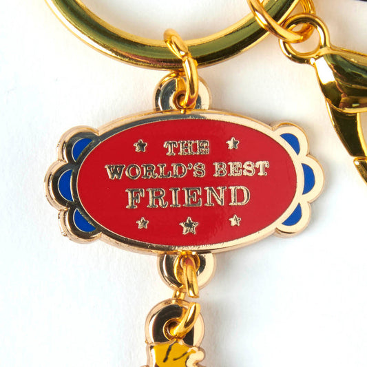 Peanuts World's Best Friend Keyring