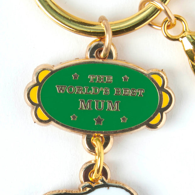 Peanuts World's Best Mum Keyring