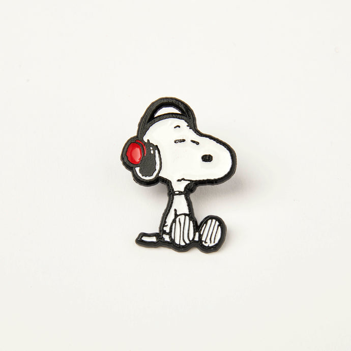 Peanuts Headphones Enamel Pin