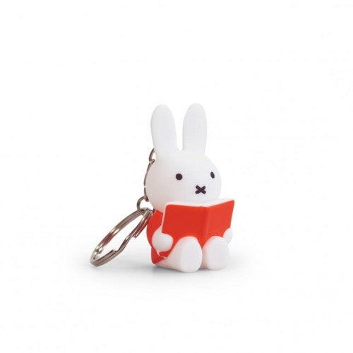 Miffy With Book Keyring - Red