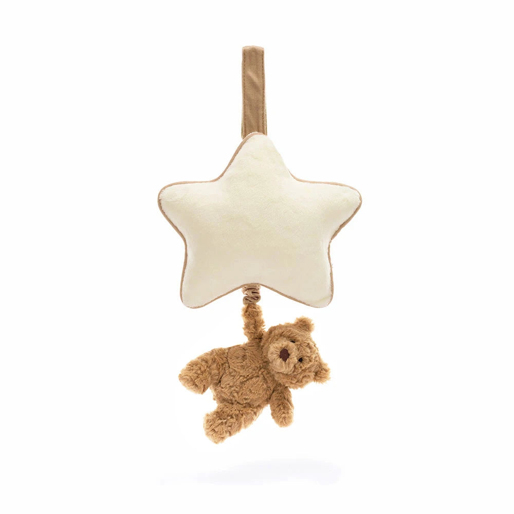 Bartholomew Bear Musical Pull By Jellycat