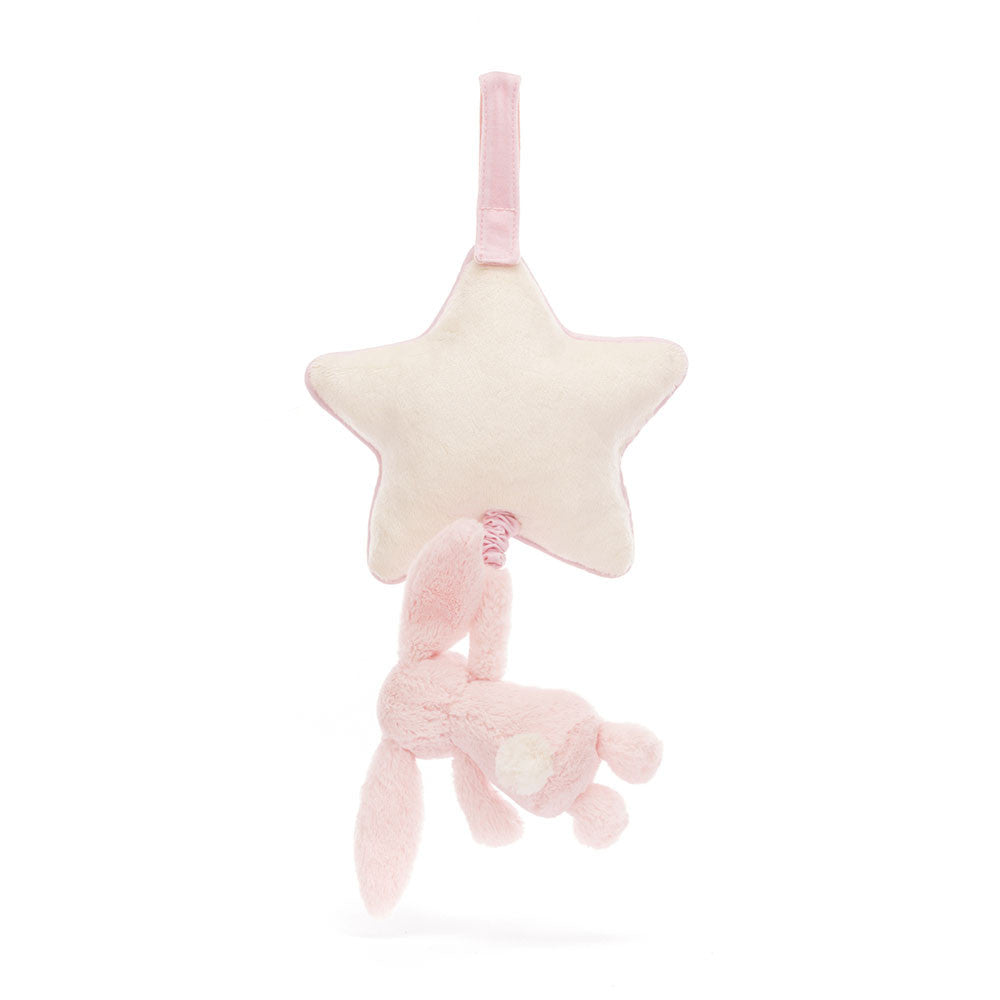 Pink Bashful Bunny Musical Pull By Jellycat