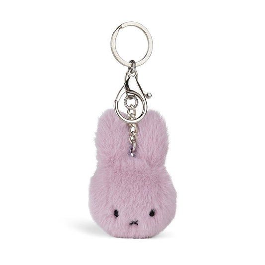 Miffy Fuzzy Keyring in Lilac