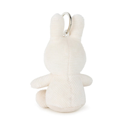Miffy White With Rainbow Corduroy Keychain ECO