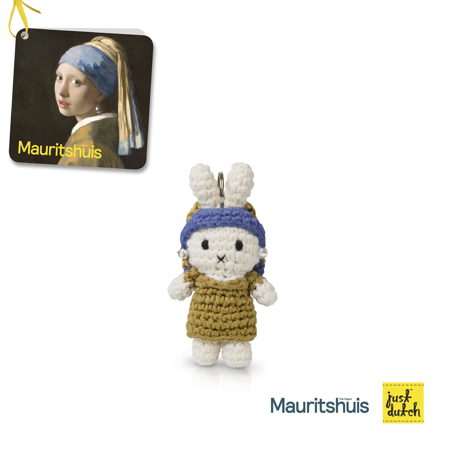 Just Dutch 'Girl With The Pearl Earring' Miffy Keyring